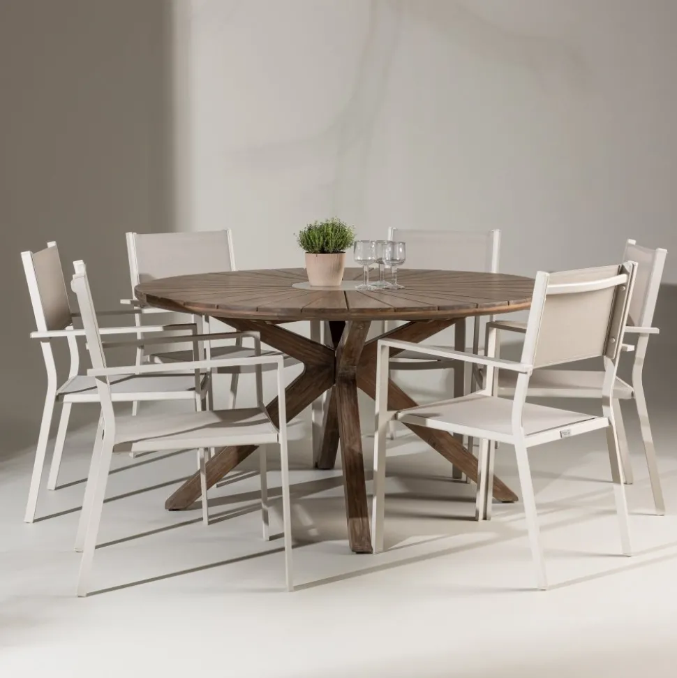 Utestol stapelbar beige - Copacabana + Rengöringsmedel för utemöbler