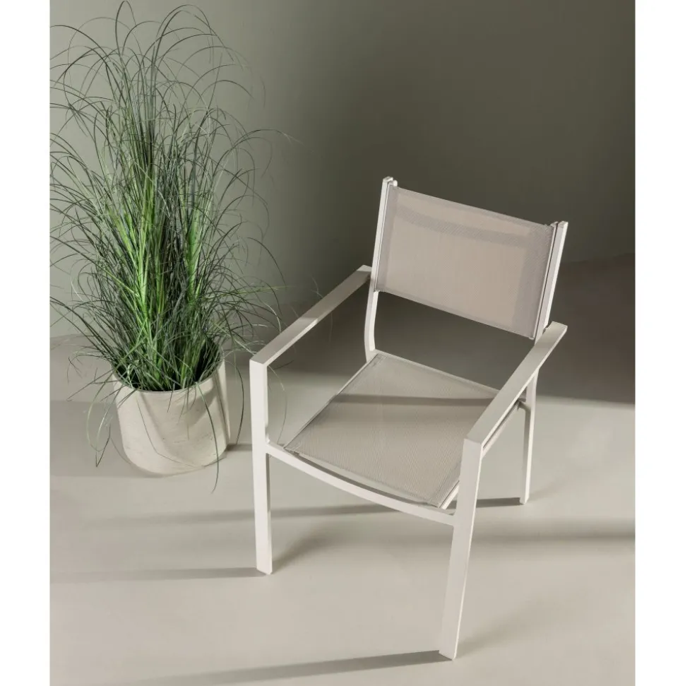 Utestol stapelbar beige - Copacabana + Rengöringsmedel för utemöbler