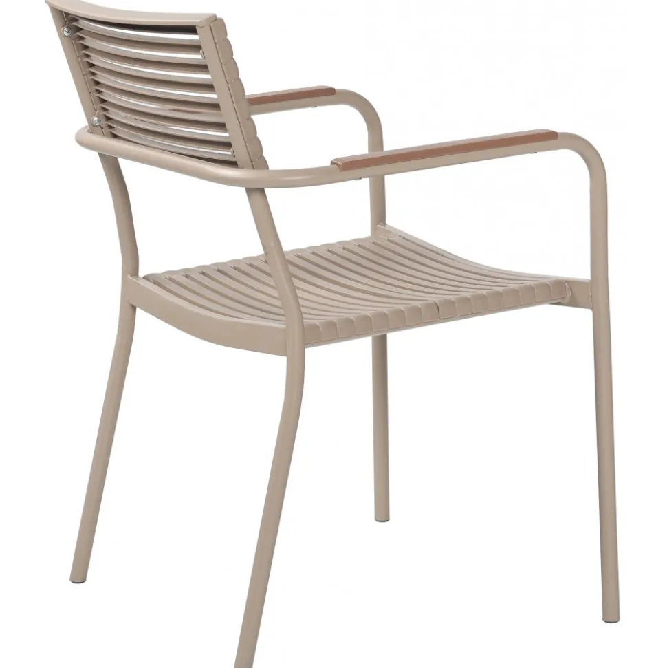 Utestol stapelbar beige - Pino + Rengöringsmedel för utemöbler