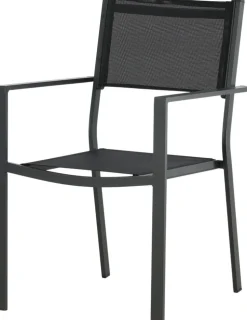 Utestol stapelbar svart - Copacabana