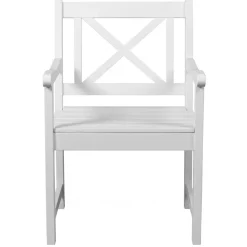 Utestol vit Bohus + Fläckborttagare för möbler