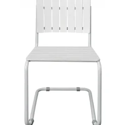Utestol vit stapelbar - Holmsund