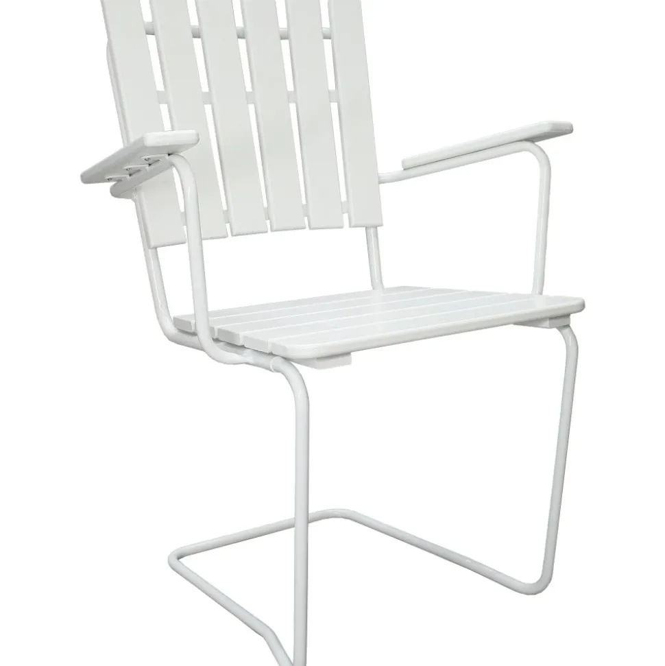 Utestol vit Vaxholm - Europa producerad