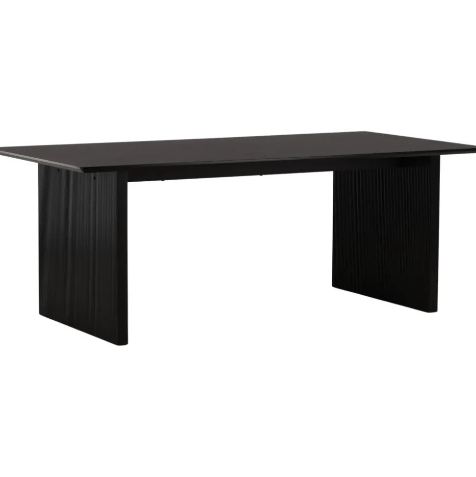 Vail matbord 200 x 100 cm - Svart