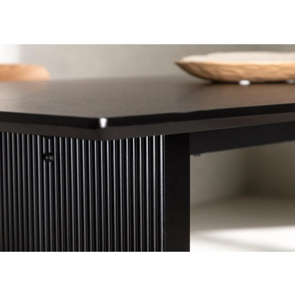 Vail matbord 200 x 100 cm - Svart