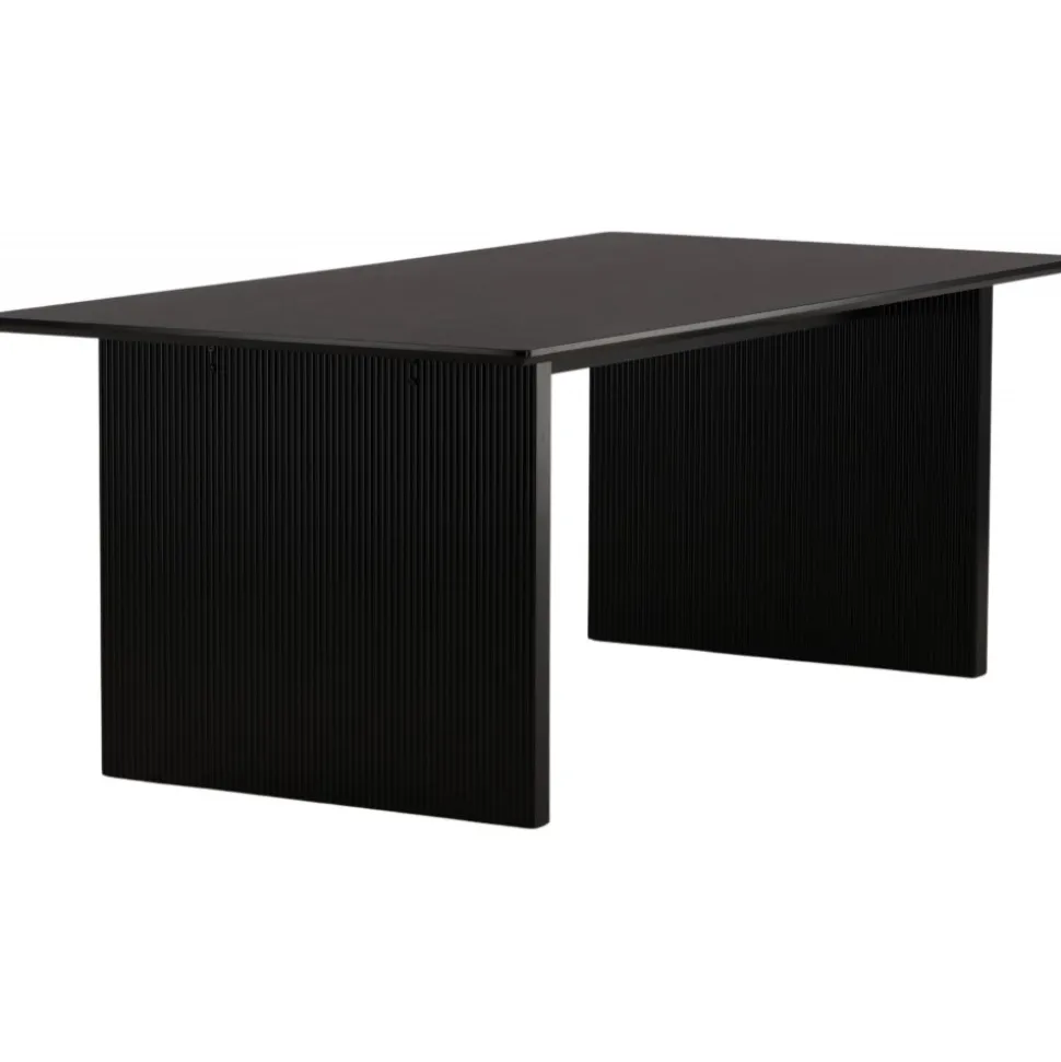 Vail matbord 200 x 100 cm - Svart