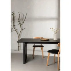 Vail matbord 200 x 100 cm - Svart