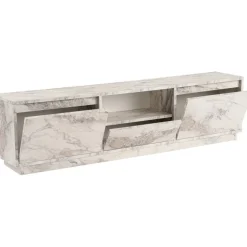 Vanguard TV-bänk - Vit marmor