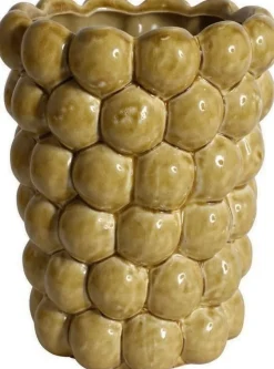 Vas Big Bouble H20 cm - Gul