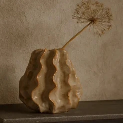 Vas Kaktus H27 cm - Brun