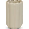 Vas Ribb H23 cm - Beige