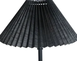 Veck lampskärm - Svart