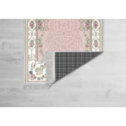 Veluro 1800 matta - Vit/rosa