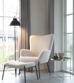 Venezia Soffbord 48 x 48 cm - Mässing/glas