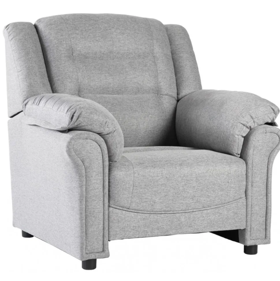 Vera fåtölj i grått tyg