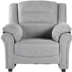 Vera fåtölj i grått tyg