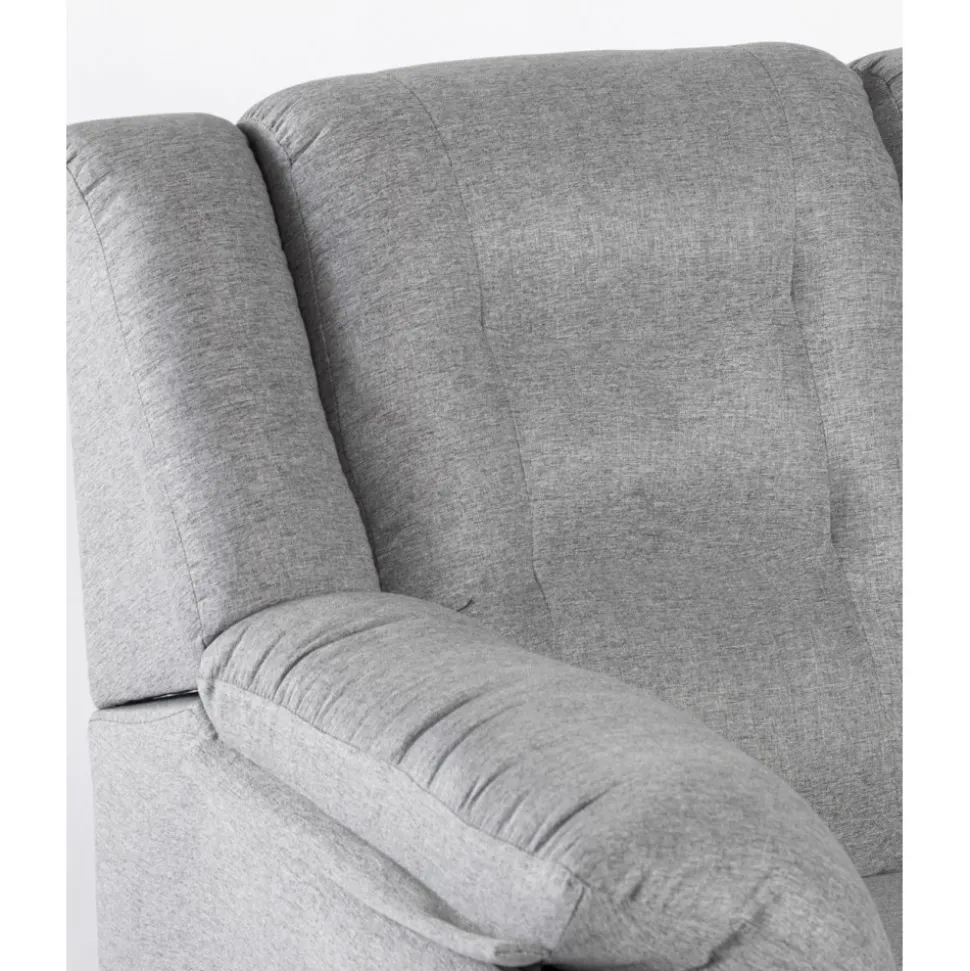 Vera fåtölj i grått tyg