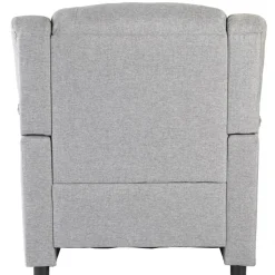 Vera fåtölj i grått tyg + Textilrengöring för möbler