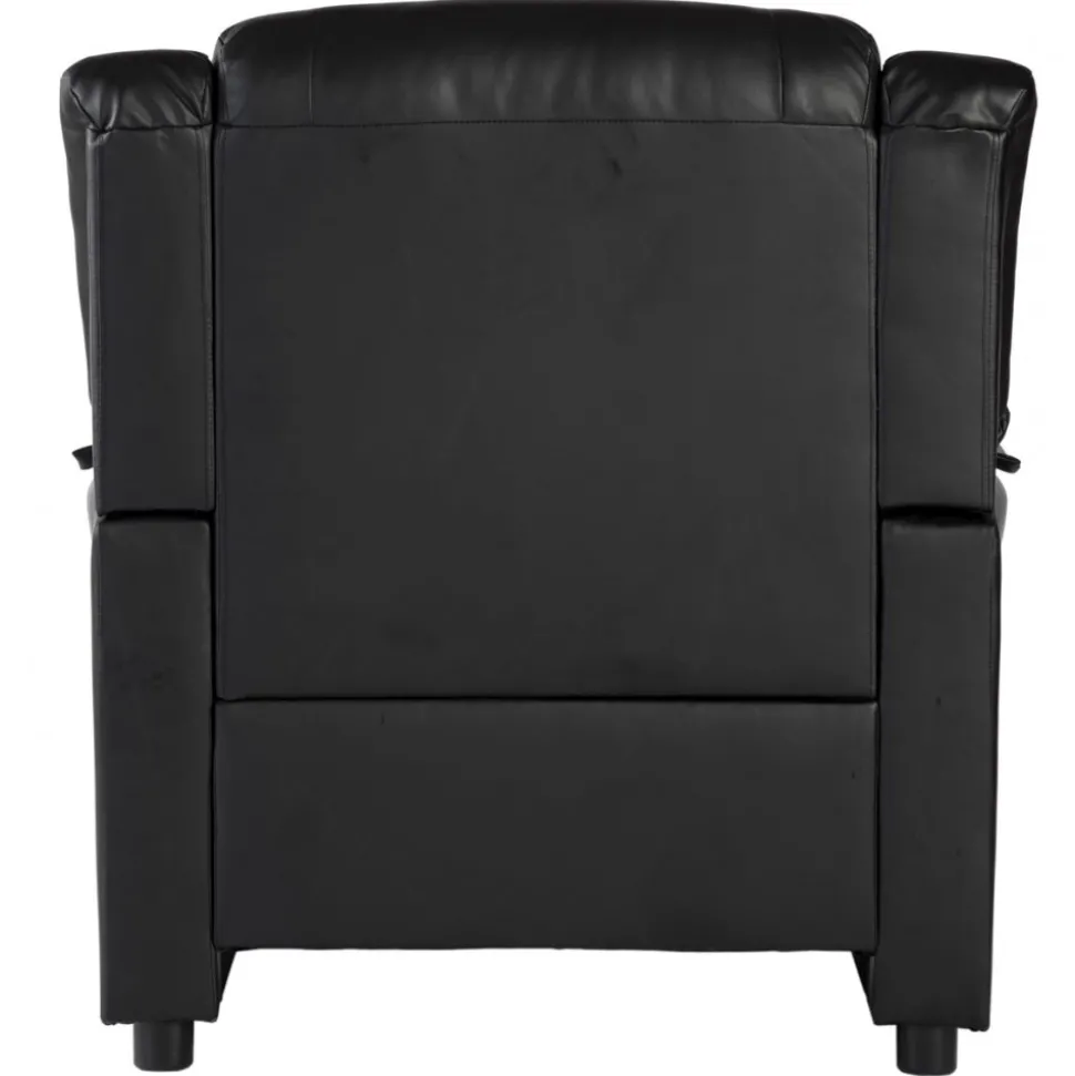 Vera fåtölj i svart PU