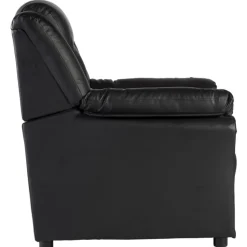 Vera fåtölj i svart PU + Möbelvård Läderrengöring