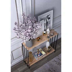 Verona avlastningsbord - Svart/furu