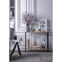 Verona avlastningsbord - Svart/furu