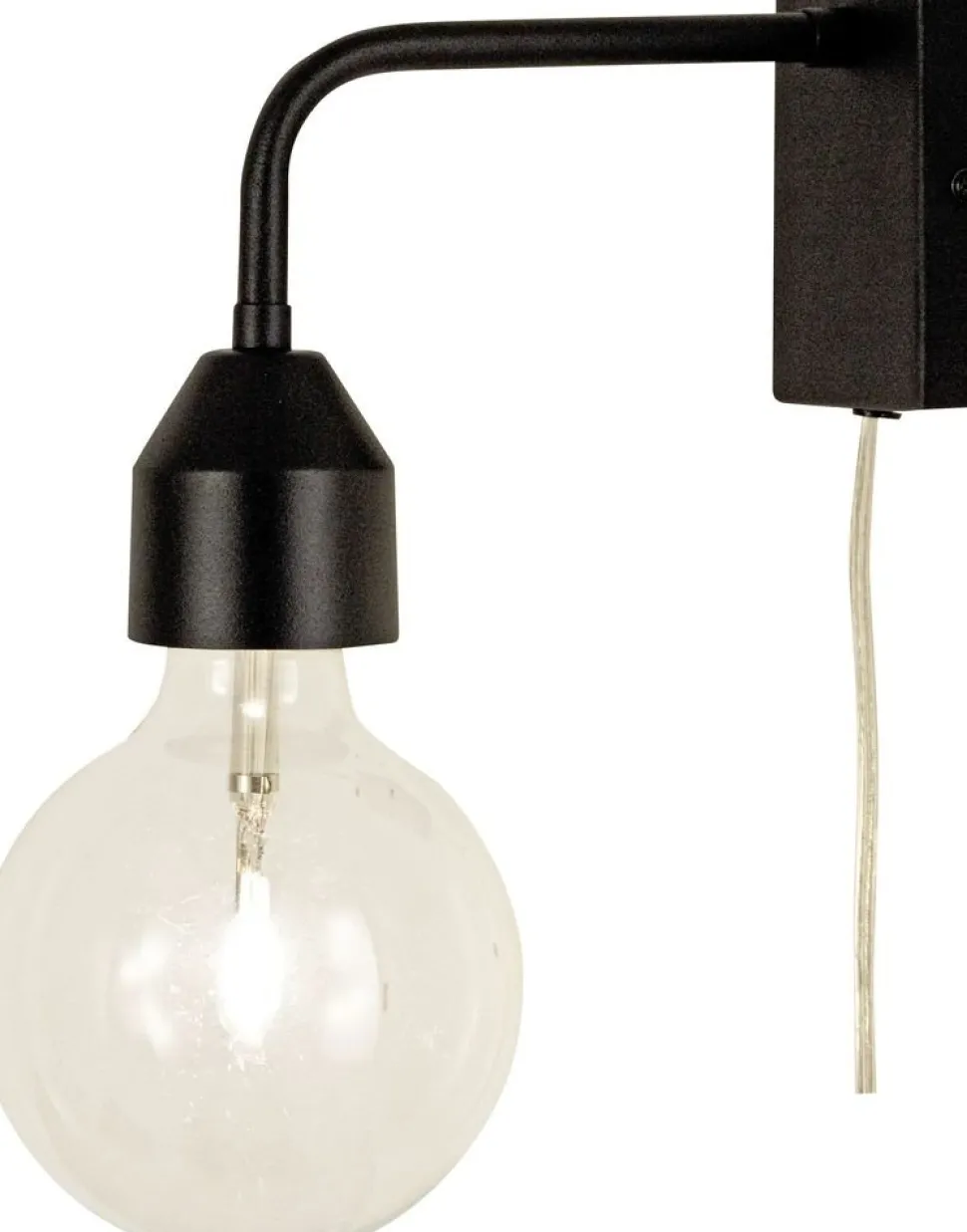 Vägglampa - Svart