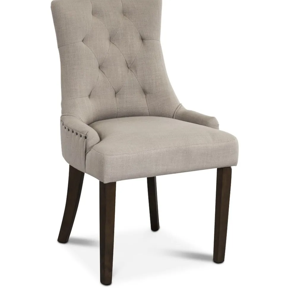 Victoria matgrupp inklusive 6 st Tuva matstolar i beige tyg + 4.00 x Möbeltassar