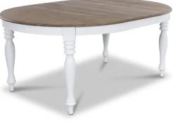 Victoria matgrupp inklusive 6 st Tuva matstolar i beige tyg