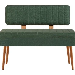 Vina sittbänk med ryggstöd - Furu/grön