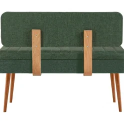 Vina sittbänk med ryggstöd - Furu/grön