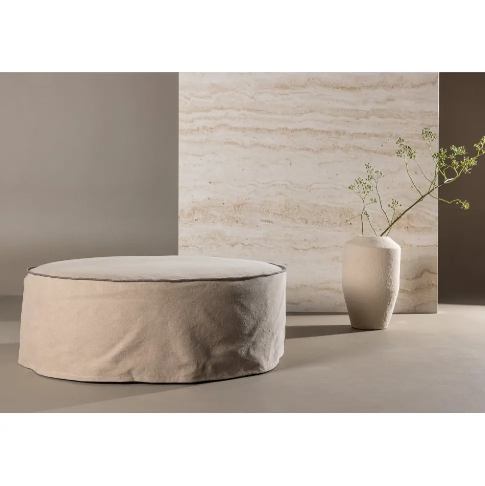 Vindö sittpuff - Brun