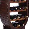 Vinställ för 13 st flaskor - Mahogny + Textilrengöring för möbler