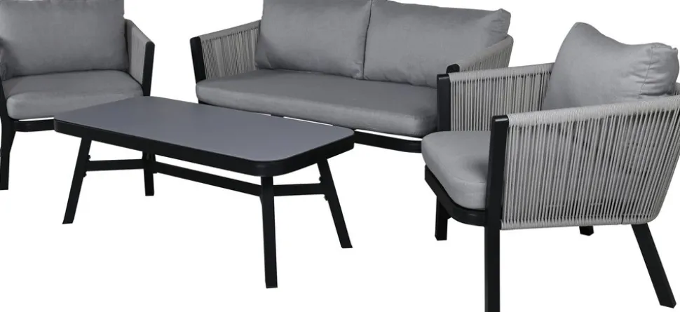 Virya soffgrupp - Svart/Grå