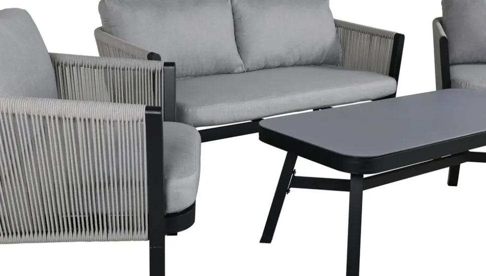 Virya soffgrupp - Svart/Grå