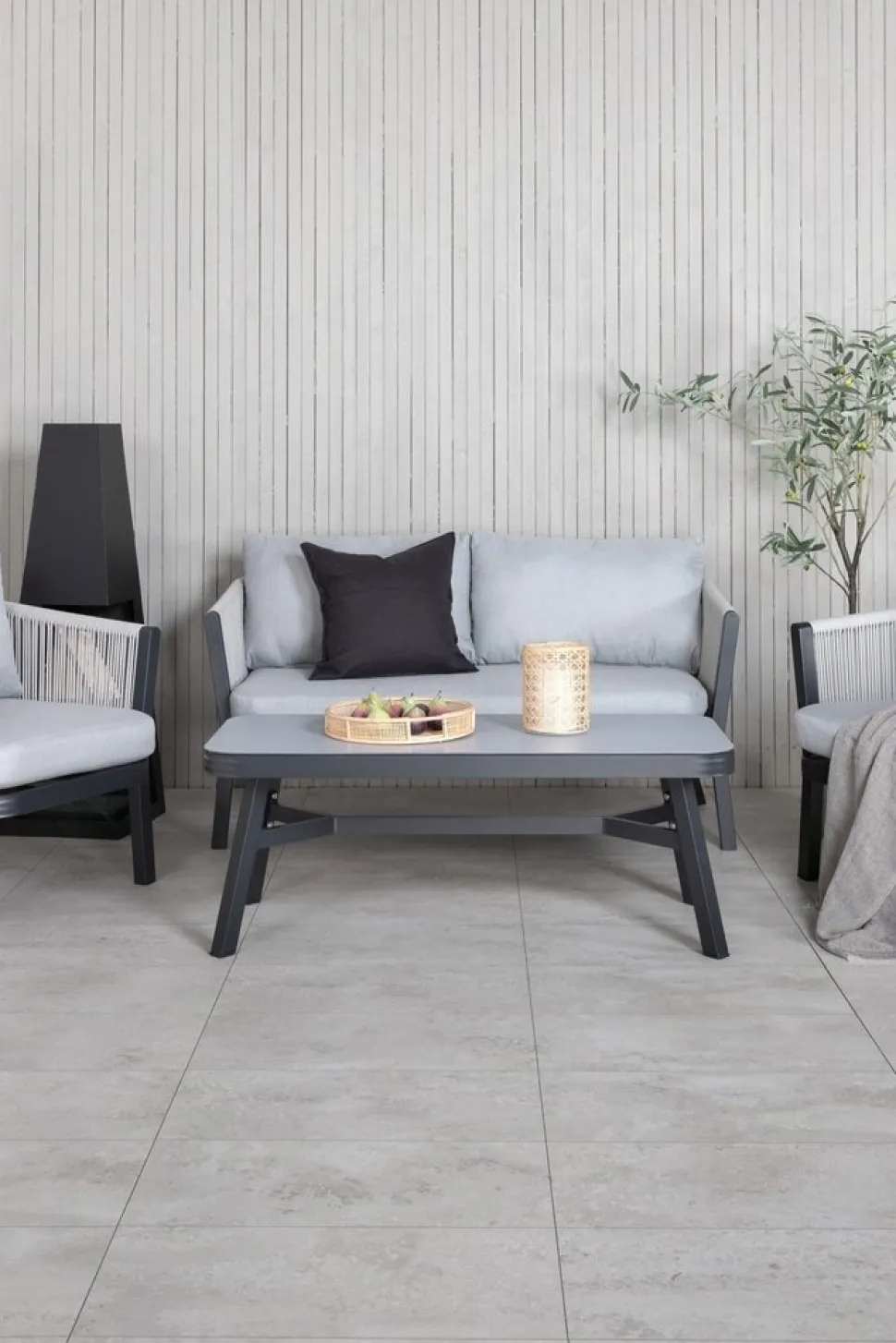 Virya soffgrupp - Svart/Grå