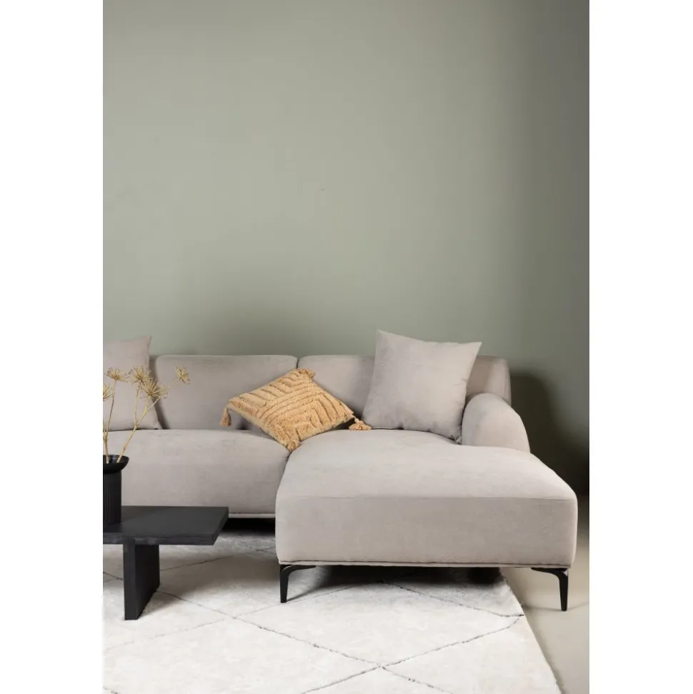 Viskan divansoffa - Svart/Ljusgrå