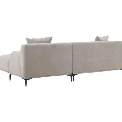 Viskan divansoffa - Svart/Ljusgrå