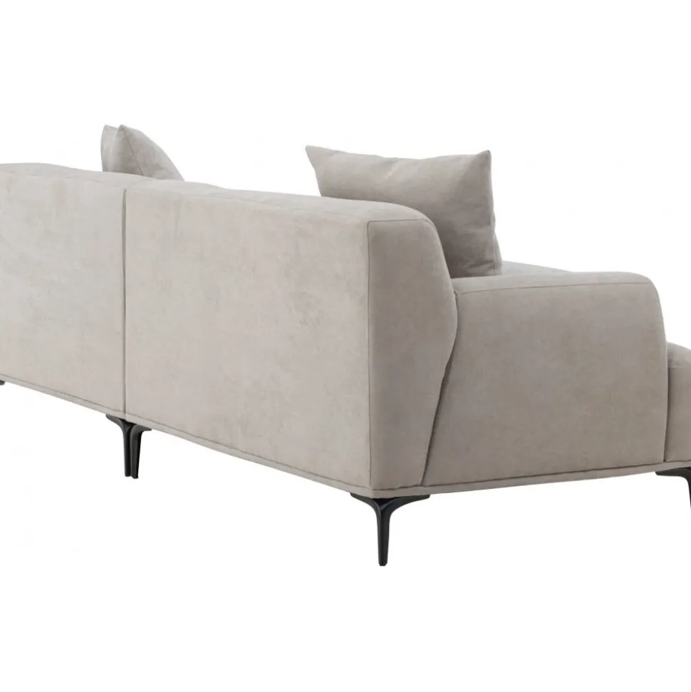 Viskan divansoffa - Svart/Ljusgrå