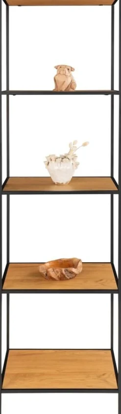 Vita Hylla - Svart/ek imitation