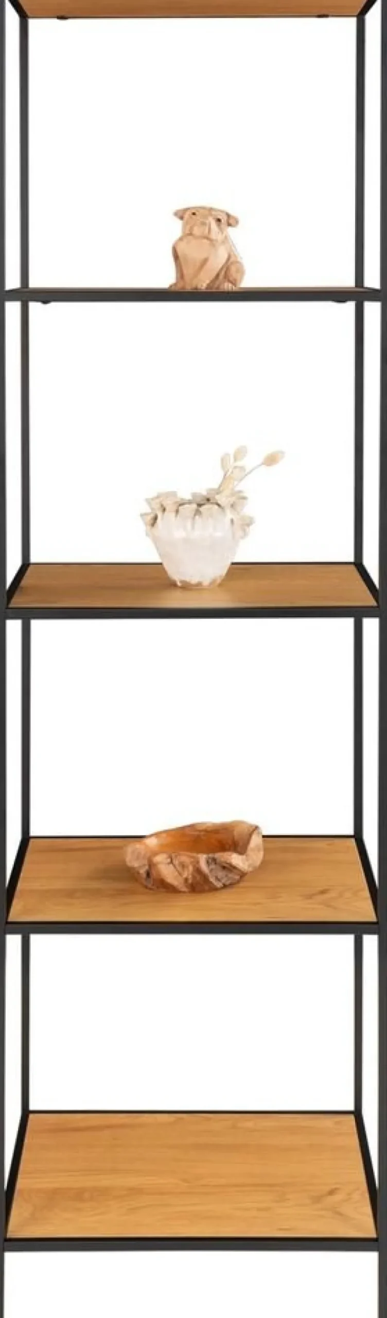 Vita Hylla - Svart/ek imitation