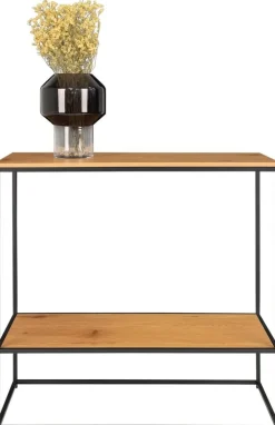 Vita Konsolbord 36 x 80 cm - Svart/ek imitation