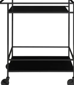 Vita Serveringsvagn 68 x 40 cm - Svart