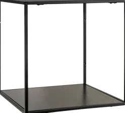 Vita Vägghylla - Svart - 36x36x36