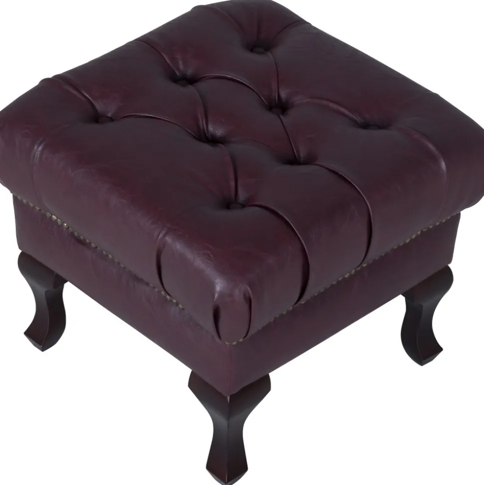 Vivaldino fotpall - Oxblod