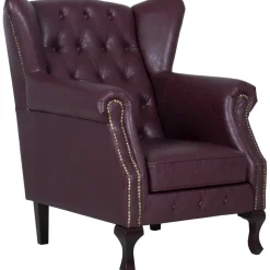 Vivaldino fåtölj - Oxblod