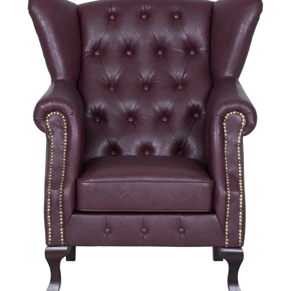 Vivaldino fåtölj - Oxblod