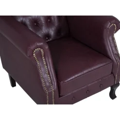 Vivaldino fåtölj - Oxblod