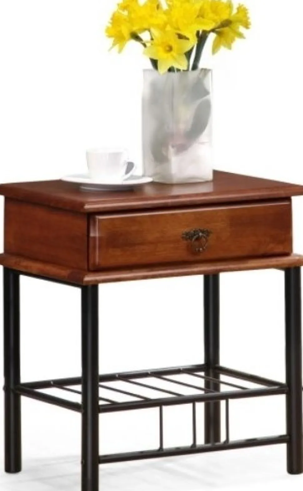 Vivian sängbord - antik körsbär