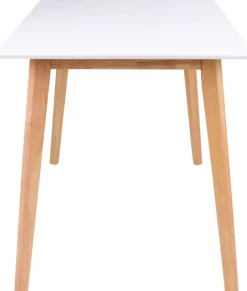 Vojens Matbord - Vit/natur - 120x70x75